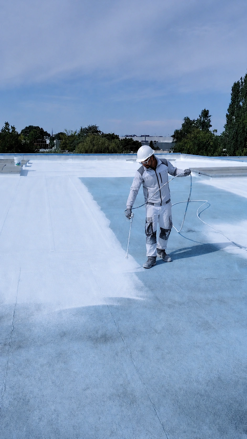 Peinture Cool Roof pour toitures industrielles